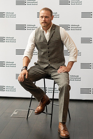 Edinburgh, Scotland. Sam Heughan,