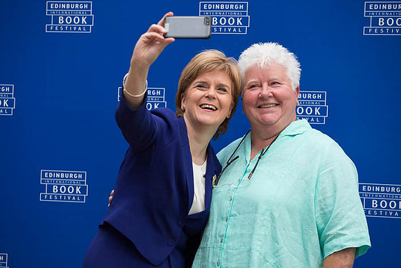 Nicola Sturgeon, Scotland’s First minister, Val McDermid, Scottish crime writer