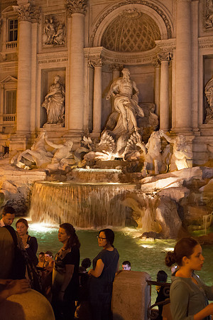 Rome, Trevi fountain