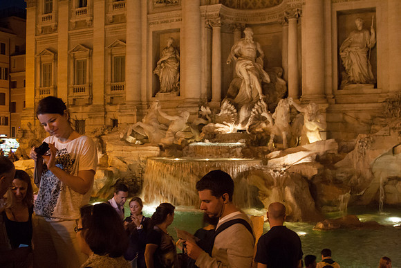Rome, Trevi fountain