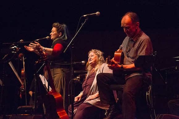 Martin Carthy, Eliza Carthy, and Noram Waterson