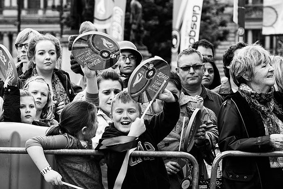 olympic torch george sq