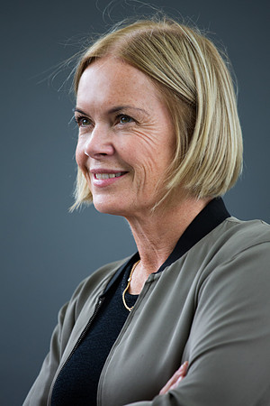 Mariella Frostrup. International book festival 2019. Edinburgh Scotland.