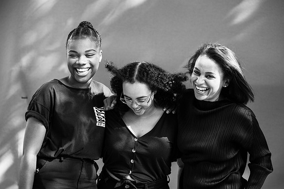Tania Nwachukwu, Hibaq Osman and Rachel Long,