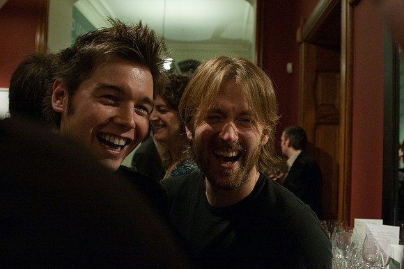 david sneddon & john kielty at the Sundowe premier