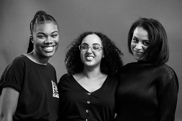 Tania Nwachukwu, Hibaq Osman and Rachel Long,