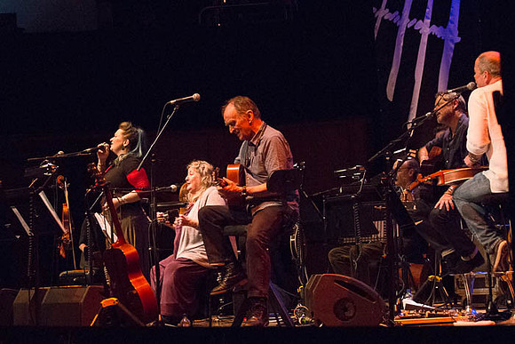 Martin Carthy, Eliza Carthy, and Noram Waterson
